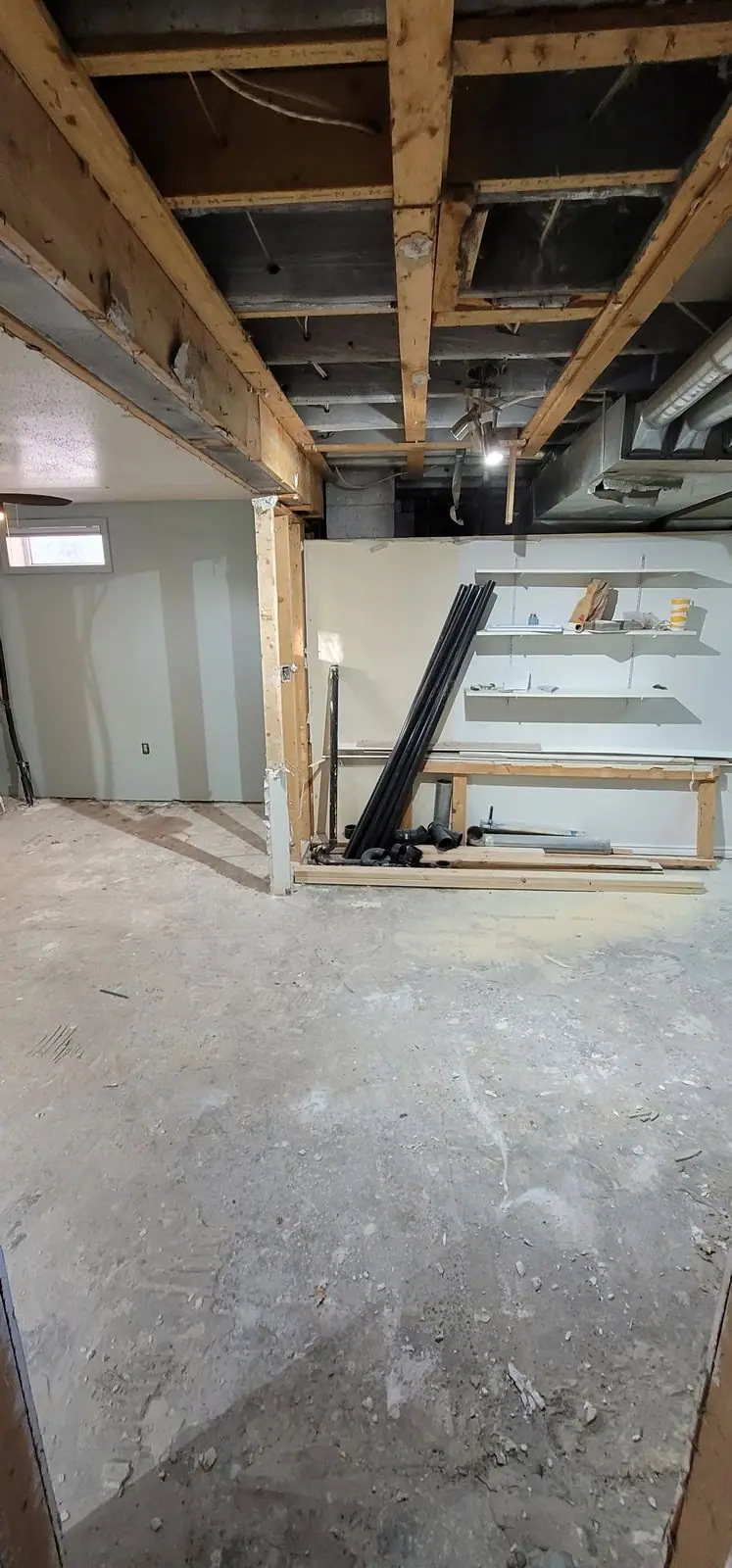 Basement suite: demolition, plumbing and drywall, photo 17 of 29 (demolition)