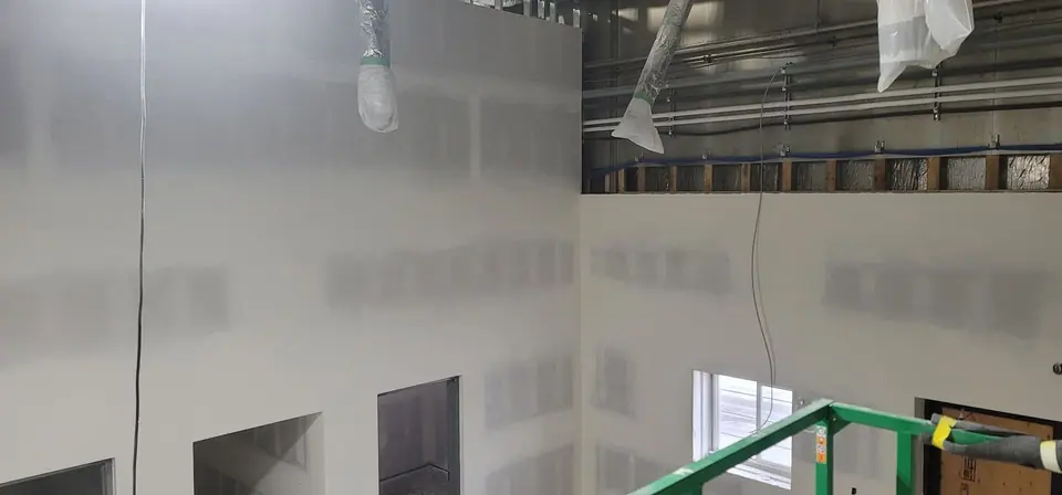Commercial drywall and taping, photo 7 of 11 (in progress)