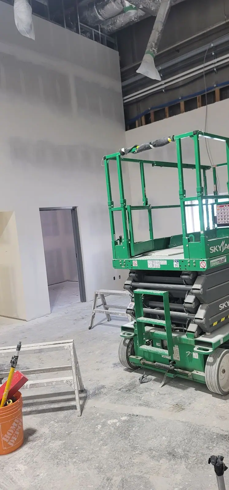 Commercial drywall and taping, photo 10 of 11 (in progress)