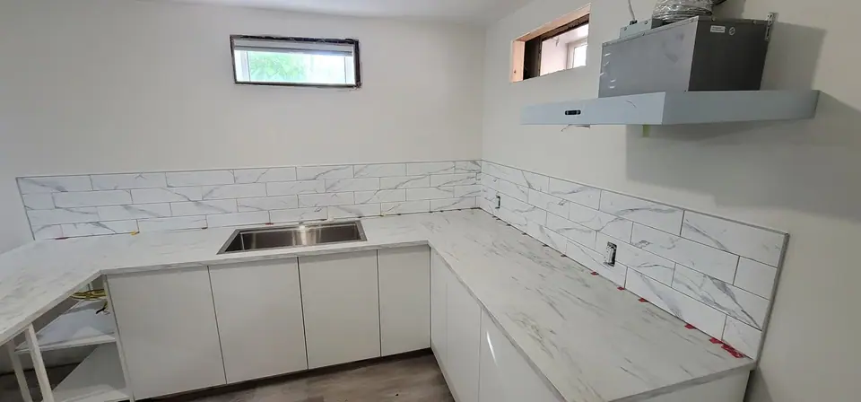 Basement suite kitchen, design to build, photo 11 of 18 (in progress)