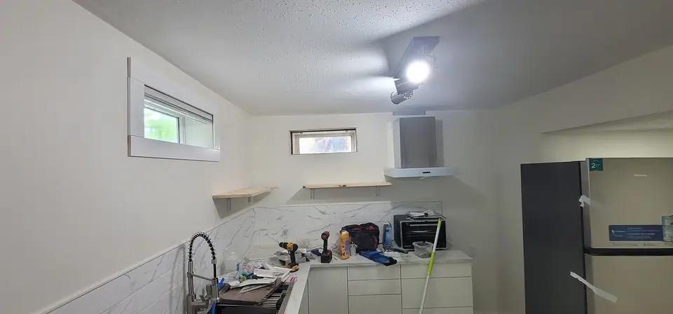 Basement suite kitchen, design to build, photo 14 of 18 (in progress)