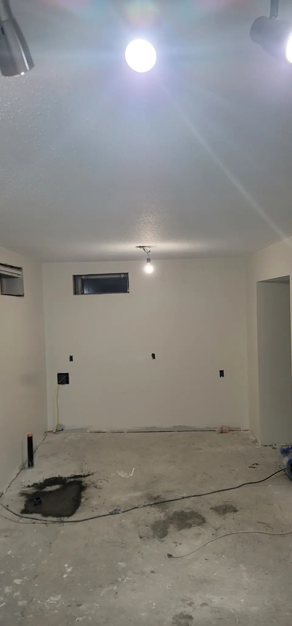 Basement suite: demolition, plumbing and drywall: Zenith job-site photo