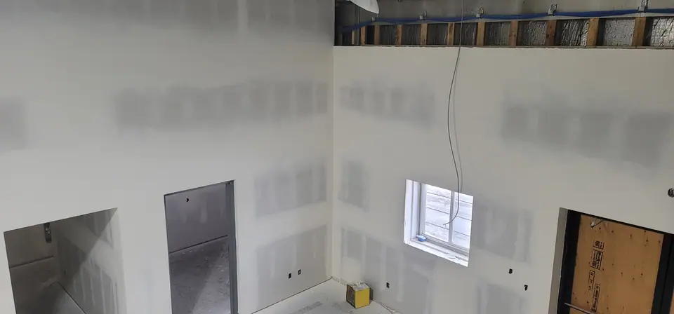 Drywall & Framing: Zenith job-site photo (in progress)