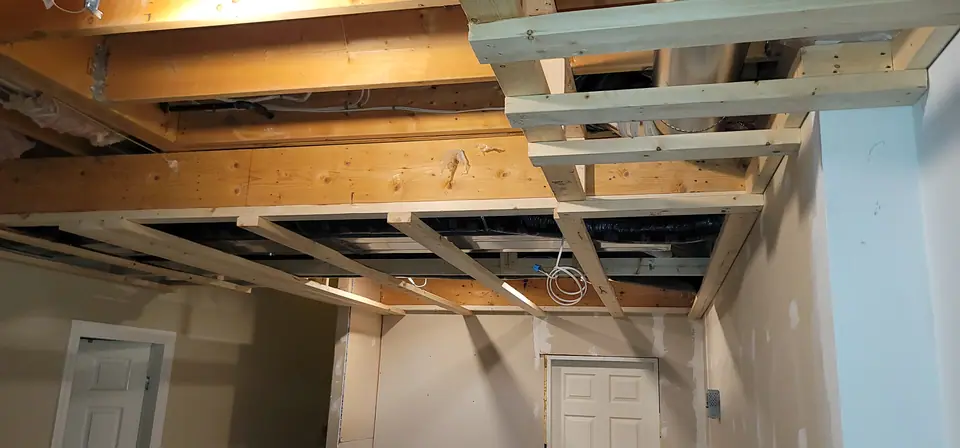 Basement Development: Zenith job-site photo (in progress)